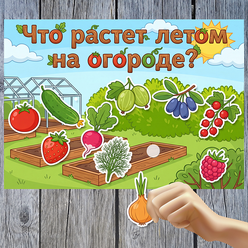 Что растёт летом на огороде